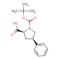 (2S,4R)-1-(tert-butoxycarbonyl)-4-phenylpyrrolidine-2-carboxylic acid