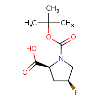 (2S,4S)-1-(tert-butoxycarbonyl)-4-fluoropyrrolidine-2-carboxylic acid
