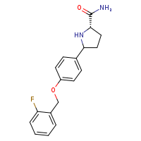 (2S)-5-{4-[(2-fluorophenyl)methoxy]phenyl}pyrrolidine-2-carboxamide