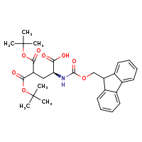 (2S)-5-(tert-butoxy)-4-(tert-butoxycarbonyl)-2-{[(9H-fluoren-9-ylmethoxy)carbonyl]amino}-5-oxopentanoic acid