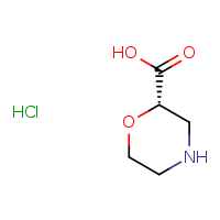 (2S)-morpholine-2-carboxylic acid hydrochloride