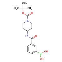 3-{[1-(tert-butoxycarbonyl)piperidin-4-yl]carbamoyl}phenylboronic acid
