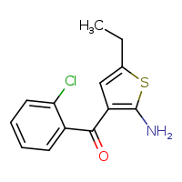 3-(2-chlorobenzoyl)-5-ethylthiophen-2-amine