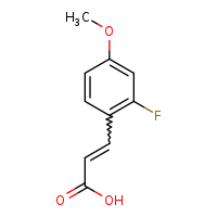 3-(2-fluoro-4-methoxyphenyl)prop-2-enoic acid