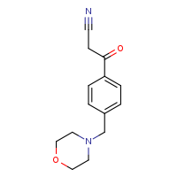 3-[4-(morpholin-4-ylmethyl)phenyl]-3-oxopropanenitrile