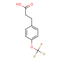 3-[4-(trifluoromethoxy)phenyl]propanoic acid