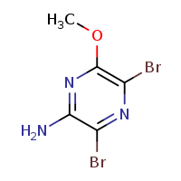 3,5-dibromo-6-methoxypyrazin-2-amine