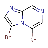 3,5-dibromoimidazo[1,2-a]pyrazine