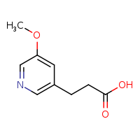 3-(5-methoxypyridin-3-yl)propanoic acid