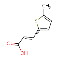 3-(5-methylthiophen-2-yl)prop-2-enoic acid