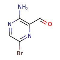 3-amino-6-bromopyrazine-2-carbaldehyde