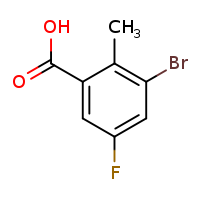 3-bromo-5-fluoro-2-methylbenzoic acid