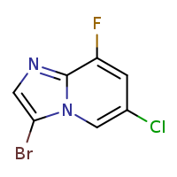 3-bromo-6-chloro-8-fluoroimidazo[1,2-a]pyridine