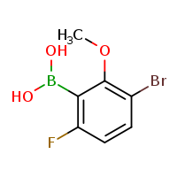 3-bromo-6-fluoro-2-methoxyphenylboronic acid