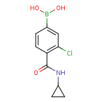 3-chloro-4-(cyclopropylcarbamoyl)phenylboronic acid