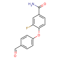 3-fluoro-4-(4-formylphenoxy)benzamide