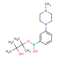 3-hydroxy-2,3-dimethylbutan-2-yl hydrogen 3-(4-methylpiperazin-1-yl)phenylboronate