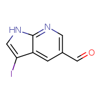 3-iodo-1H-pyrrolo[2,3-b]pyridine-5-carbaldehyde