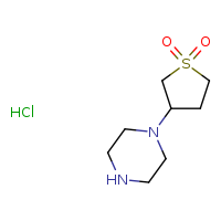 3-(piperazin-1-yl)-1??-thiolane-1,1-dione hydrochloride