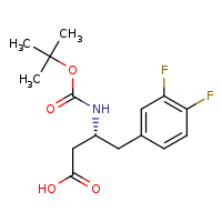 (3R)-3-[(tert-butoxycarbonyl)amino]-4-(3,4-difluorophenyl)butanoic acid