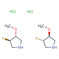 (3R,4R)-3-fluoro-4-methoxypyrrolidine (3S,4S)-3-fluoro-4-methoxypyrrolidine dihydrochloride