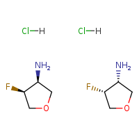 (3R,4R)-4-fluorooxolan-3-amine (3S,4S)-4-fluorooxolan-3-amine dihydrochloride