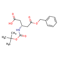 (3R)-5-(benzyloxy)-3-[(tert-butoxycarbonyl)amino]-5-oxopentanoic acid