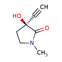 (3S)-3-ethynyl-3-hydroxy-1-methylpyrrolidin-2-one