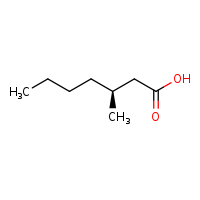 (3S)-3-methylheptanoic acid