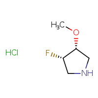 (3S,4R)-3-fluoro-4-methoxypyrrolidine hydrochloride