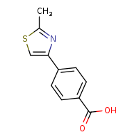 4-(2-methyl-1,3-thiazol-4-yl)benzoic acid