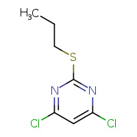 4,6-dichloro-2-(propylsulfanyl)pyrimidine