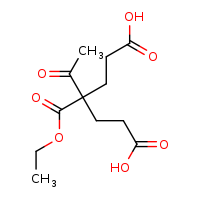 4-acetyl-4-(ethoxycarbonyl)heptanedioic acid