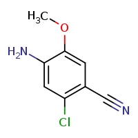 4-amino-2-chloro-5-methoxybenzonitrile