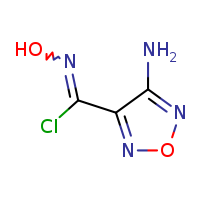 4-amino-N-hydroxy-1,2,5-oxadiazole-3-carbonimidoyl chloride