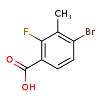 4-bromo-2-fluoro-3-methylbenzoic acid