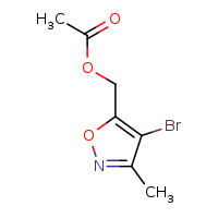 (4-bromo-3-methyl-1,2-oxazol-5-yl)methyl acetate