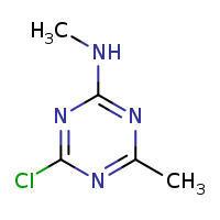 4-chloro-N,6-dimethyl-1,3,5-triazin-2-amine