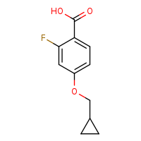 4-(cyclopropylmethoxy)-2-fluorobenzoic acid