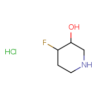 4-fluoropiperidin-3-ol hydrochloride
