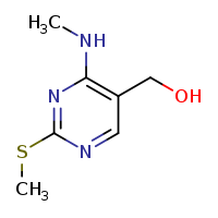 [4-(methylamino)-2-(methylsulfanyl)pyrimidin-5-yl]methanol