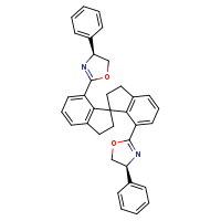 (4S)-4-phenyl-2-{7'-[(4S)-4-phenyl-4,5-dihydro-1,3-oxazol-2-yl]-2,2',3,3'-tetrahydro-1,1'-spirobi[inden]-7-yl}-4,5-dihydro-1,3-oxazole