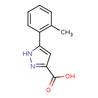 5-(2-methylphenyl)-1H-pyrazole-3-carboxylic acid