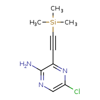 5-chloro-3-[2-(trimethylsilyl)ethynyl]pyrazin-2-amine