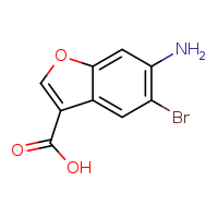 6-amino-5-bromo-1-benzofuran-3-carboxylic acid