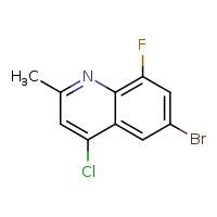 6-bromo-4-chloro-8-fluoro-2-methylquinoline