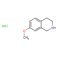 7-methoxy-1,2,3,4-tetrahydroisoquinoline hydrochloride