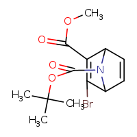 7-tert-butyl 2-methyl 3-bromo-7-azabicyclo[2.2.1]hepta-2,5-diene-2,7-dicarboxylate