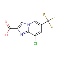 8-chloro-6-(trifluoromethyl)imidazo[1,2-a]pyridine-2-carboxylic acid