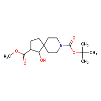 8-tert-butyl 2-methyl 1-hydroxy-8-azaspiro[4.5]decane-2,8-dicarboxylate
